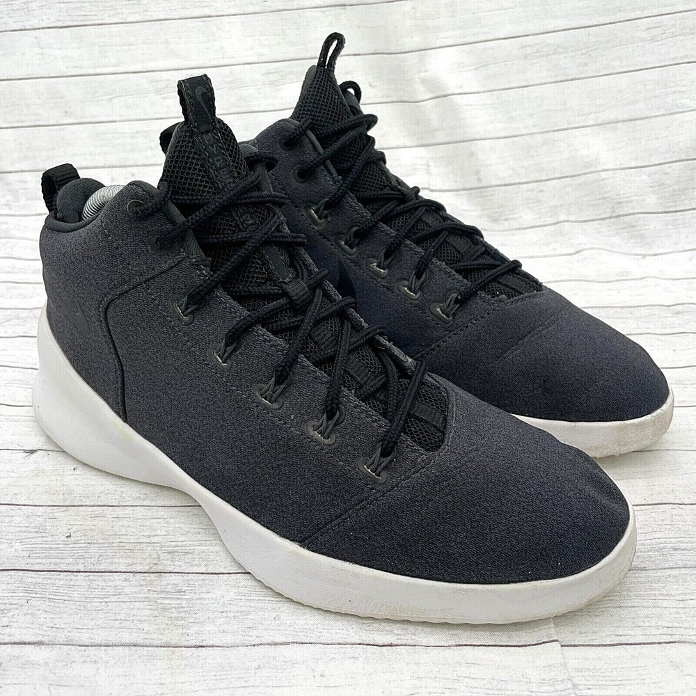 Nike Hyperfr3Sh High Top Gray White Basketball Sneakers Shoes Mens Size US 9